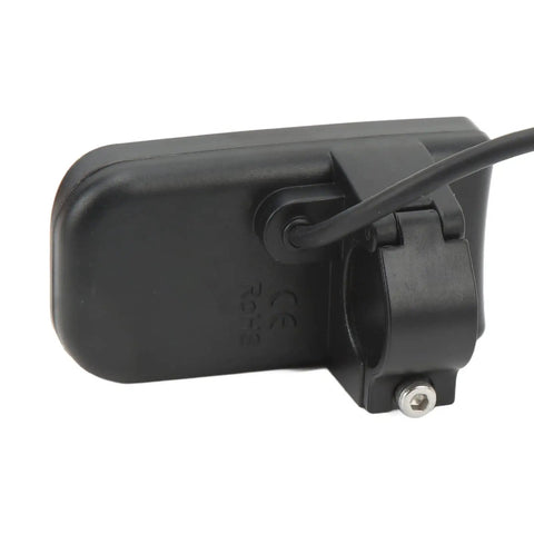 Back view of Real Time Bike Power Meter With LED Display And 5 Pin Interface, ABS Weatherproof Housing, Accurate Power Monitoring For Cyclists.