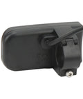 Back view of Power Display Meter For E Bikes With 5 Pin LED Interface, 36V Compatibility, Rugged ABS Housing, weatherproof