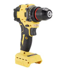 Badass Brushless Drill Driver Compatible With DeWalt 20V Batteries, showcasing dual speed, LED light, ergonomic grip for home repairs.