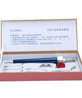 Water Oxygen Welding Torch 8008 For Jewelry Soldering And Gold Making in packaging, includes ergonomic blue handle and accessories