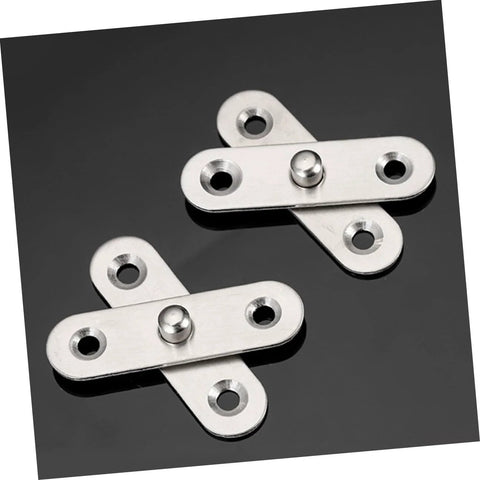 Heavy Duty Stainless Steel Concealed Pivot Hinges 360 Degree Rotation Self Closing Hidden Door Hinge System For Wardrobe Cabinets Bookcases And More 10 Pack Fondotin