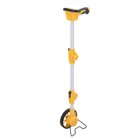 Akozon Digital Display Measuring Wheel 93cm Length with a sturdy handle and large wheel for precise measurements.
