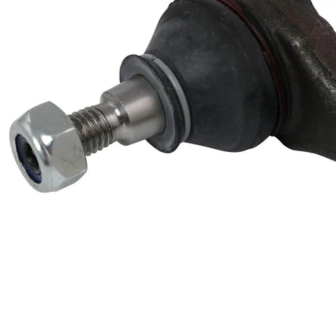 Beefy Front Outer Steering Tie Rod End Linkage For Jaguar X-Type Driver And Passenger Sides Replacement With OE Style Fit Durable Steering Arm Joint Quick Install Aftermarket Part For Reliable Steering Performance, close-up threaded end