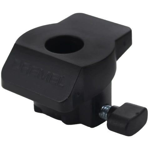 Heavy Duty Sanding And Grinding Guide Attachment For Rotary Tools Delivers Dead Nuts Precision And Sweet Edge Control For Sharpening And Woodworking With No Sweat Installation And Solid Build Quality, black Dremel attachment with clamp.