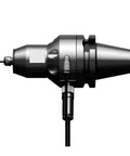 Heavy Duty Brushless High Speed Spindle Delivering Next Level Precision For Cnc Machining Centers And Versatile Tool Holders Shop Ready Industrial Power side view of spindle with BT50 mount.