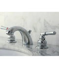 Magellan Mini Widespread Bathroom Faucet With Pop Up Drain Solid Brass Construction Deck Mount 4 To 8 Inch Centers