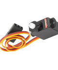 Beast Mode Ready 2g Digital Servo Set For 1/24 Scale Rc Car Airplane And Helicopter showing black servo with wires.