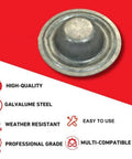 Premium Galvalume Roof Screw Caps To Cover Exposed Hardware Without A Sweat And Deliver A Knockout Waterproof Shield for outdoor use.