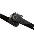 Top view of TEO P515 Cycling Power Meter Crankset For Road Bikes With 110 BCD Carbon Arms Plus Or Minus One Percent Power Accuracy Ultra Lightweight 425g