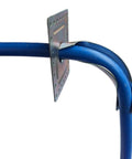 Close-up of Pack Of 10 1/2 Inch Pex Tubing Bend Support With Mounting Plate, Tough Engineering Metal in use.