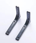 Built Tough Steel Floating Shelf Brackets Heavy Duty Wall Mount Bracket For Modern Home Decor And Diy Storage Solutions Rust Proof Cold Rolled Iron Brackets