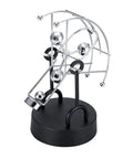 Kinetic Perpetual Motion Galaxy Desktop Gadget Revolving Outer Space Planet Balance Ornament For Desk And Home Office Decor