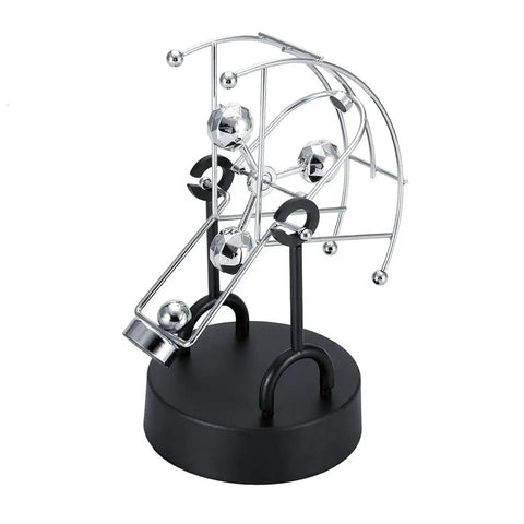 Kinetic Perpetual Motion Galaxy Desktop Gadget Revolving Outer Space Planet Balance Ornament For Desk And Home Office Decor