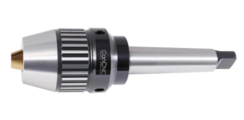 1/16-5/8 Inch MT3 Precision Keyless Drill Chuck with titanium jaws and integrated shank for CNC lathe and drill press