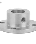 Rigid Flange Shaft Coupler Set 2 Pack 18mm Flange, 12mm Bore, M4 Motor Shaft Coupler Connector side view
