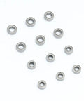 Ultimate RC Car Steel Ball Bearing Kit 12Pcs High Grade Low Friction Metal Bearings Set Heavy Duty Upgrade Replacement For RC Vehicles
