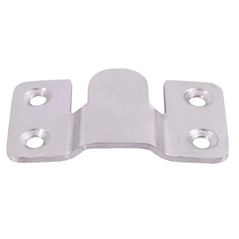 Heavy Duty Sectional Couch Connectors 40 Piece Set Featuring Grip Tight Interlock Design And Polished Silver Finish, close-up of metal connector.