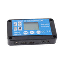 20A 12V 24V Controller for 100W Solar Panel Kit With Monocrystalline Module featuring dual USB ports, QC 3.0 for car camping