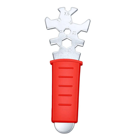 Pro Grade Hvlp Gravity Spray Gun Featuring A Smooth 1.3MM Nozzle And 600Ml Reusable Cup with bright red handle and metal tool head.