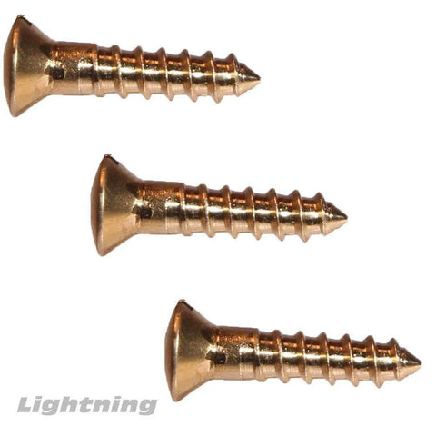 Silicon Bronze Wood Screws, Oval Head, Slotted Drive, Size 8 By One Half Inch, 50 Pack, displayed, exterior and interior use