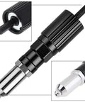 Rivet Gun Adapter Kit With Handle Grip Riveter Drill Attachment For Cordless Electric Drills Fast Riveting Tool With Insert Nut