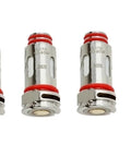Four coils from Five Pack Universal Hardware Accessories With 0.17 Ohm And 0.3 Ohm Coils For Vaping Mods Fits Most Devices Easy Swaps Durable