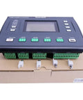 Workhorse Three Way Three Phase Automatic Transfer Switch Controller With RS485 Display Multilingual 4.3 Inch LCD 240 By 128 Resolution AC DC Power Supply For Electrical Installations And Automatic Control Systems, front view