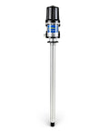 Heavy Duty Pneumatic Oil Pump Transfers 11.9 GPM Fast With Rust Resistant Stainless Steel And Icing Free Air Motor, vertical view