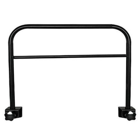 Adjustable Drill-Free Clip-On Bed Rails For Adults And Seniors, metal guard rail, easy install, shown against white background