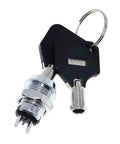 Super Tough 12 Mm Stainless Steel Security Key Lock Switch For Vending Units And Phones Double Side Pull Out Includes Two Keys Plus Hardware Quick Install Wear Resistant And Anti Rust Finish Keeps Your Stuff Locked Down Safe For Any Spot, 12mm lock switch with keys