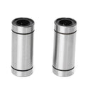Heavy Duty Linear Ball Bearings 6Mm 8Mm 10Mm 12Mm Lm Luu Bushings With Glides Like A Dream Action For 3D Printers And Cnc Machines showing steel cores.