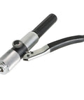 Close-up of hydraulic tube expander tool for HVAC swaging kit with tube cutter, aluminum alloy build, portable and durable