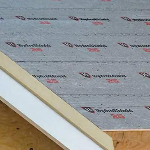 Heavy Duty Synthetic Roof Underlayment Waterproof Felt Alternative With Bold Preprinted Nailing Lines Top Shelf Stock shown laid flat on a roof.