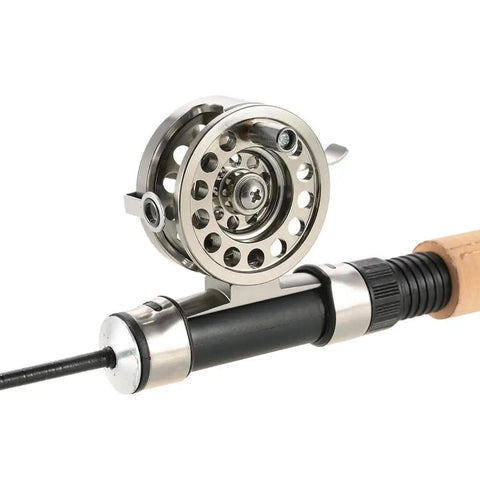 Aluminum Alloy Fly Fishing Reel 1:1 Gear Ratio Right Handed Ice And Saltwater Tackle Accessory Lightweight 50–61g Stainless Steel Components