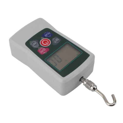 Mini Digital Force Tester 100N Push Pull Gauge With Built In Sensor, Handy Compact Meter For Quick Material Testing And Product Development, Complete Accessories Included, Great For Lab And On The Go Use.