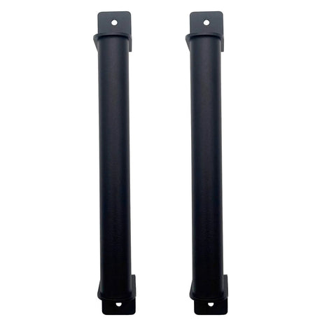 9 Inch Black Barn Door Handles 2 Pack Gate Pulls For Wooden Fences Sheds And Garages Sliding Doors Rustic Farmhouse Industrial Style Exterior And Interior Pulls Frosted Black Finish For Outdoor And Indoor Use