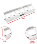 Trailer Garage Aluminum Cabinet Organizer Kit USA Made All In One Workbench Storage Aerosol Can Shelf front view