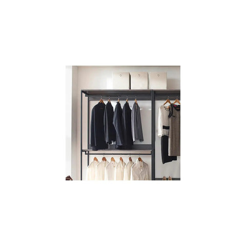 Boss Level Wooden Walk In Closet System For Your Sweet Bedroom Setup Featuring Clean Rococo Romance Finish And Massive Storage For Shoes Clothes And Daily Wardrobe Essentials