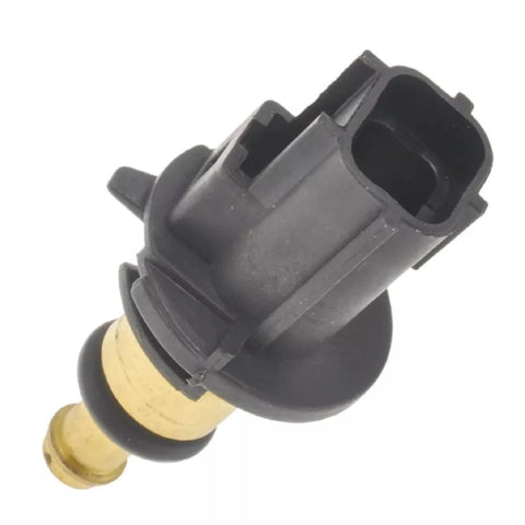 Engine coolant temperature sensor, black plastic housing with brass threaded sensor; Chrysler 2.0/2.4L engines