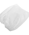 Hardcore Canvas Arm Sleeves For Sandblasting And High Pressure Setup, white lightweight fabric forearm guards.