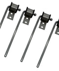 4 Pack Universal Exhaust Hanger Rod Weld On Heavy Duty Hanger Kit Three Eighths Inch Rod Ten Inch Long