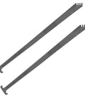 Two gray plastic nozzle clean-out tools for Bissell ProHeat 2X Revolution series 1548, 1550, 1551; 2-pack.