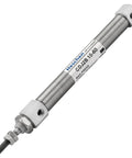 Slim Stainless Steel Air Pneumatic Cylinder With 10mm Bore 60mm Stroke M5 Port Double Acting Single Rod CDJ2B Series