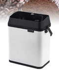 Hassle Free Electric Portafilter Cleaner With Integrated Coffee Grounds Knock Box For Espresso Makers 58mm Fit 150 Watt Spin Motor, close-up view.