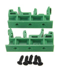 Set Of Five PCB DIN C45 Rail Adapter Brackets For Circuit Board Mounting On 35mm DIN Rail Easy To Install And Detach Bracket Carrier
