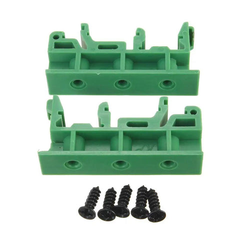 Set Of Five PCB DIN C45 Rail Adapter Brackets For Circuit Board Mounting On 35mm DIN Rail Easy To Install And Detach Bracket Carrier