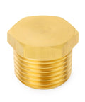 Brass Outer Hex Thread Socket Pipe Plug from the Brass Outer Hex Thread Socket Pipe Plug Fittings Set, Fifteen Pieces, One Quarter Inch NPT Male