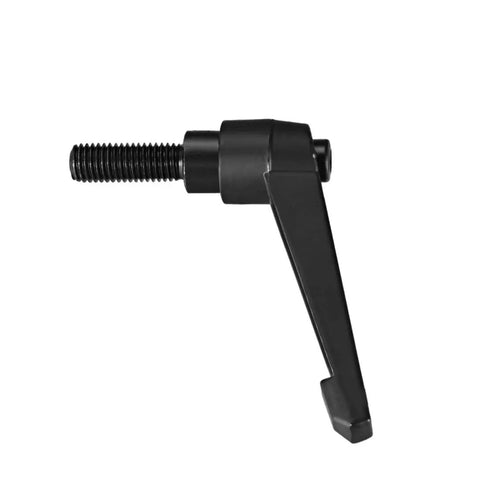 M12 X 25mm Quick Change Clamping Knob With Push Button Ratchet Lever Adjustable Locking Thumb Screw Snaps Right On heavy duty matte black finish