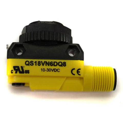 Pro-Grade Diffuse Photoelectric Sensor With 450 mm Range, 10-30 VDC Input, M12 Integral Quick Disconnect, NPN Output, QS18VN6DQ8
