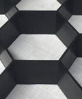 Close-up of Hexagon Brick Mold For Concrete Pavers Reusable Hex Tile Mold For DIY Garden Path And Patio Floors Easy to Use